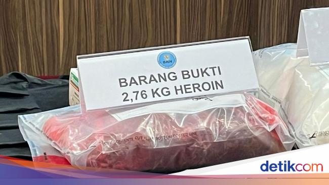 WNI Ditangkap di Soetta Usai Coba Selundupkan 2,67 Kg Heroin dalam Koper