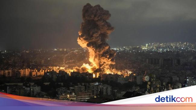 Israel Gempur Beirut Incar Seorang Tokoh Hizbullah, 22 Orang Tewas