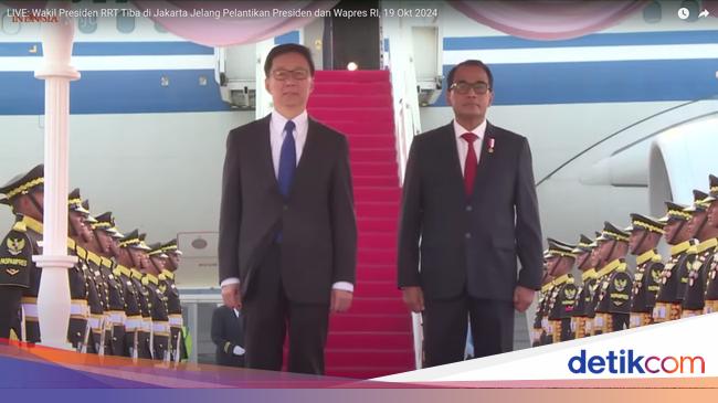 Wapres China Han Zheng Tiba di Jakarta Jelang Pelantikan Presiden-Wapres RI