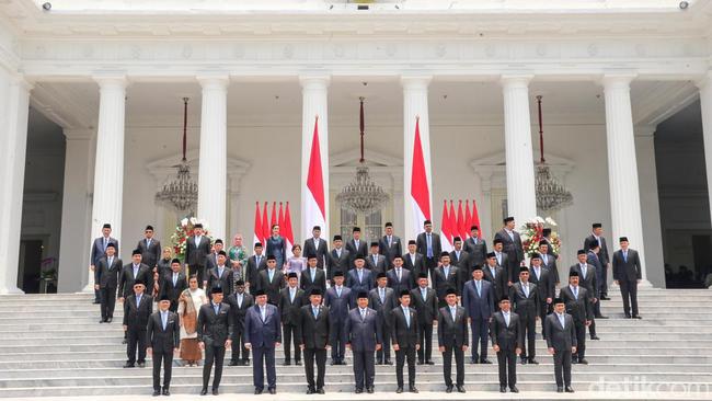 Struktur Kementerian di Kabinet Merah Putih Pemerintahan Prabowo-Gibran