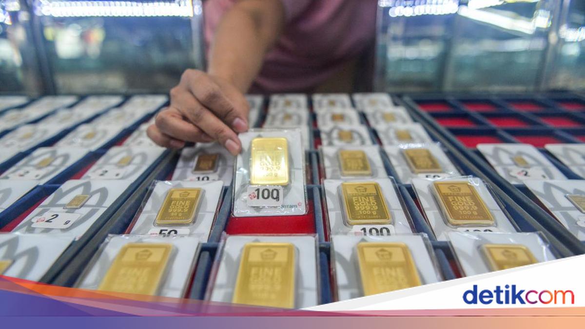 Habis Anjlok, Harga Emas Antam Cuma Naik Segini