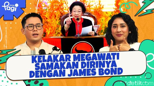 Kelakar Megawati Samakan Dirinya dengan James Bond