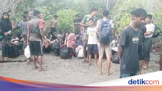 Puluhan Imigran Rohingya Mendarat di Aceh Timur, Sebagian Kabur