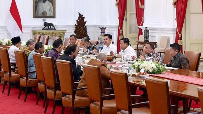 Bocoran Isi Pertemuan Prabowo dan Ketum-ketum Parpol di Istana