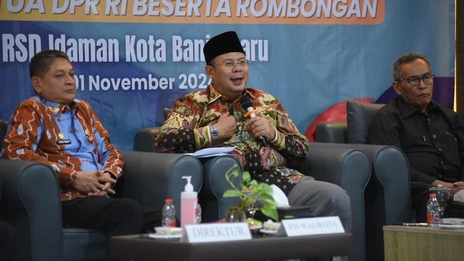 Sambangi RSDI Banjarbaru, Wakil Ketua DPR Minta Tingkatkan Layanan