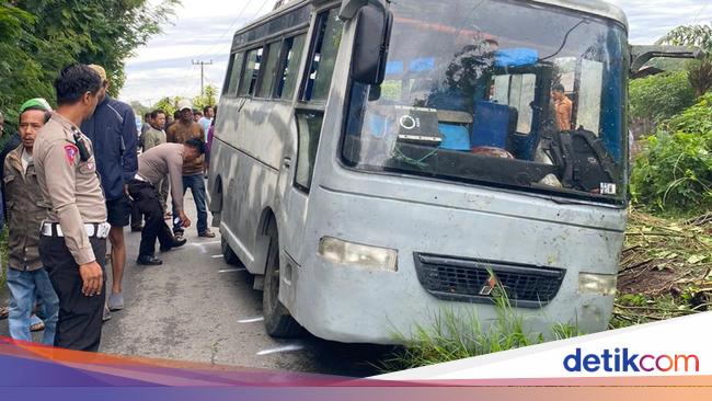 Kecelakaan Bus Rombongan Anak Sekolah di Taput, 1 Pelajar Tewas-3 Terluka