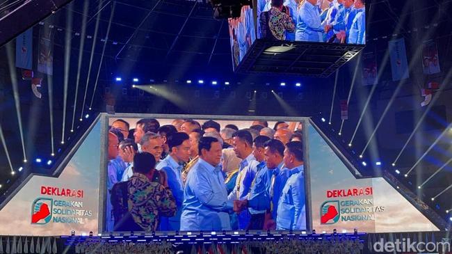 Prabowo dan Gibran Hadiri Deklarasi Gerakan Solidaritas Nasional di GBK