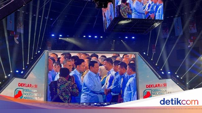 Prabowo dan Gibran Hadiri Deklarasi Gerakan Solidaritas Nasional di GBK