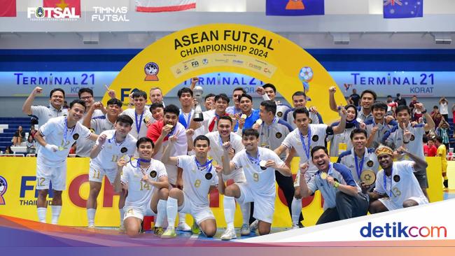 Foto: Momen-momen Indonesia Gebuk Vietnam dan Juara Piala AFF Futsal 2024