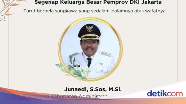 Innalilahi, Bupati Kepulauan Seribu Junaedi Meninggal Dunia