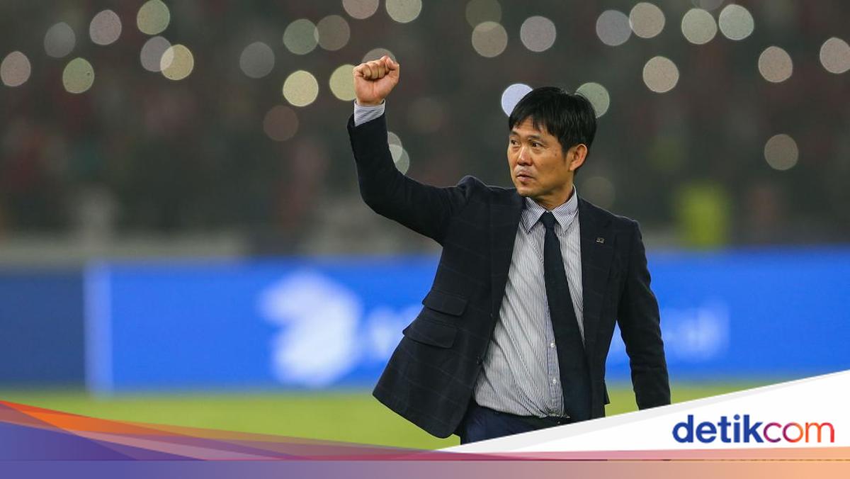 Photo: detiksport Hajime moriyasu timnas jepang pelatih jepang pelatih timnas jepang indonesia vs jepang timnas indonesia vs jepang kualifikasi