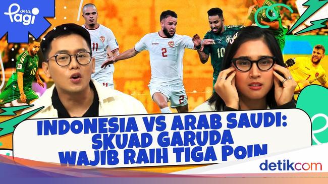 Indonesia vs Arab Saudi: Skuad Garuda Wajib Raih Tiga Poin