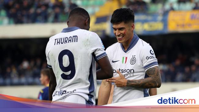 Verona Vs Inter: La Beneamata Pesta 5-0