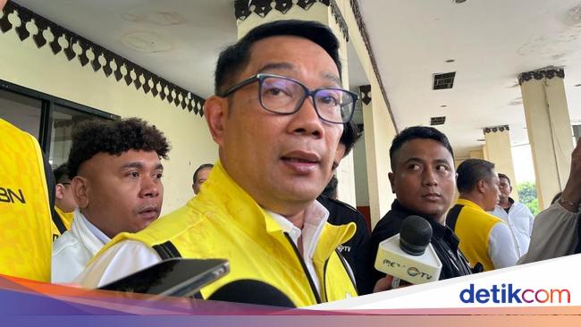 Golkar Bahas Posisi Ridwan Kamil Usai Tumbang di Pilkada Jakarta