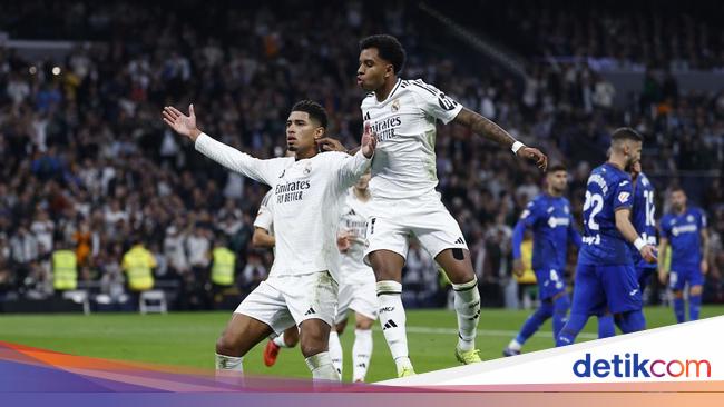 Real Madrid Vs Getafe: Los Blancos Menang 2-0