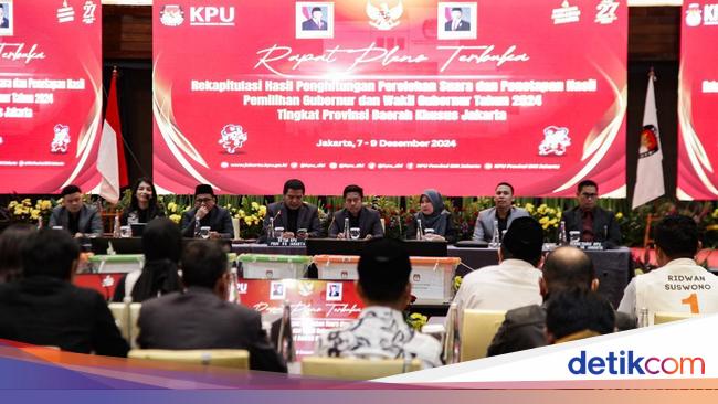 Tahapan Menentukan Pemenang Pilgub Jakarta, KPU Rapat 3 Hari