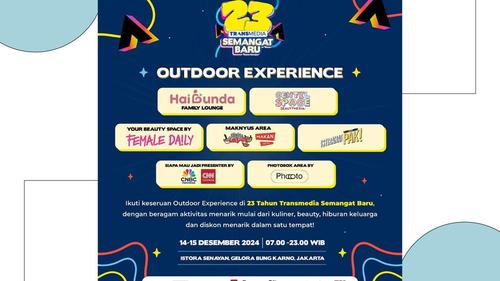 Rasakan Keseruan Experience Outdoor Area HUT TRANSMEDIA: 23 TAHUN TRANSMEDIA SEMANGAT BARU