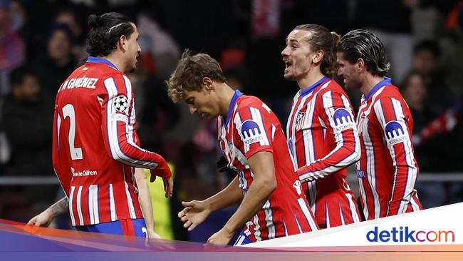 Griezmann 2 Gol, Los Colchoeros Menang 3-1