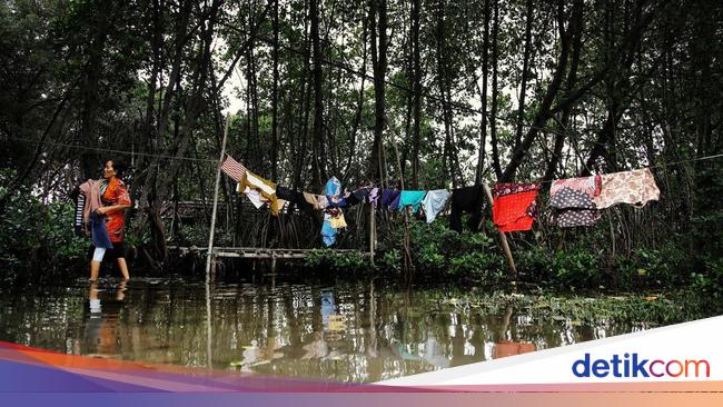 Kampung Sembilangan yang Tergusur Oleh Perubahan Iklim