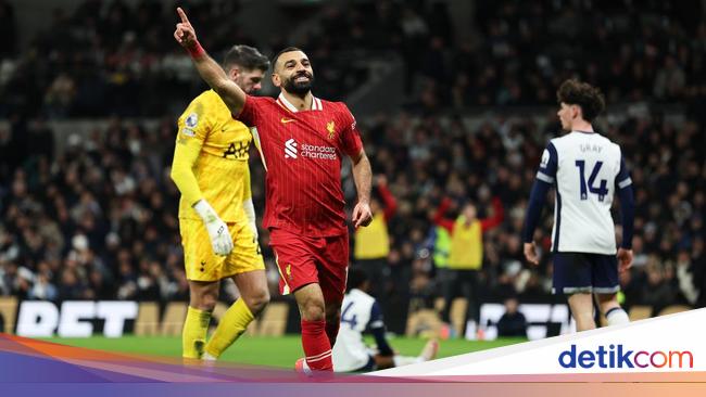 Tottenham Vs Liverpool: Menang 6-3, The Reds Natalan di Puncak Klasemen