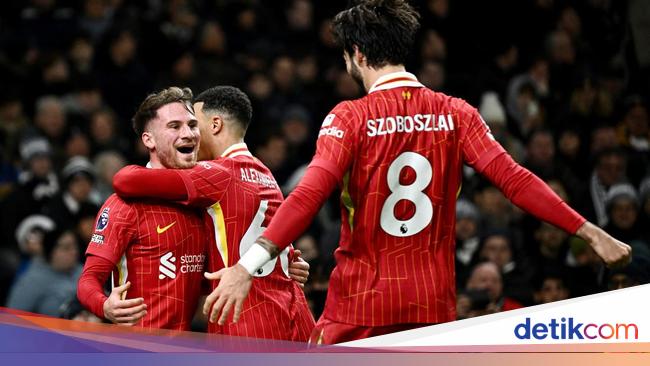 Pesta Gol Liverpool ke Gawang Tottenham Hotspur