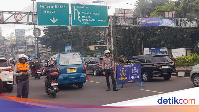 Lalu Lintas Puncak Ramai Lancar Pagi Ini, One Way Belum Diterapkan