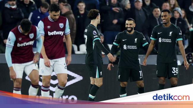 West Ham Vs Liverpool: The Reds Pesta Gol 5-0