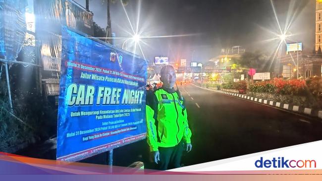 Car Free Night Dimulai, Jalur Puncak Bogor Ditutup Malam Ini