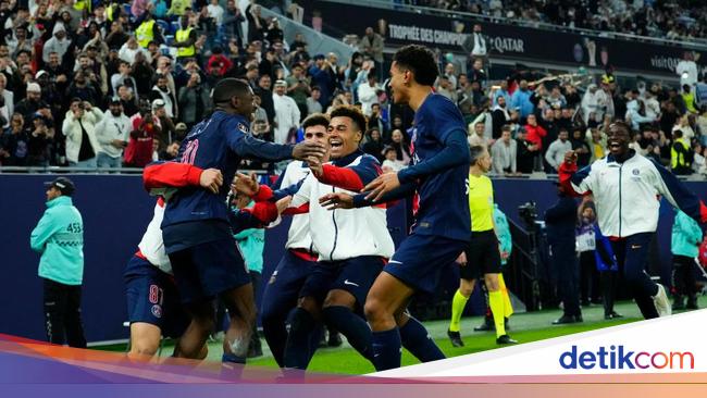 PSG Vs Monaco: Menang 1-0, Les Parisiens Juara Piala Super Prancis - detik | Arenanews-1