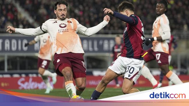 Bologna Vs Roma: Penalti Dovbyk di Ujung Laga Selamatkan I Lupi