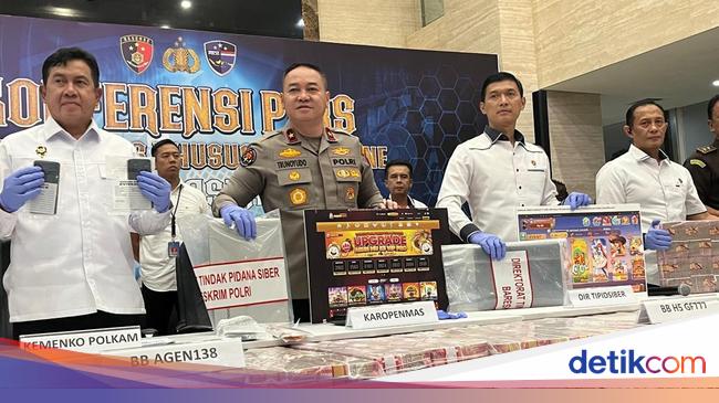 Bongkar 3 Situs Judol, Polri Sita Uang Rp 61 Miliar