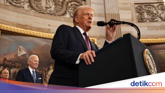 Usai Dilantik Jadi Presiden AS, Trump Langsung Kritik Pemerintahan Biden