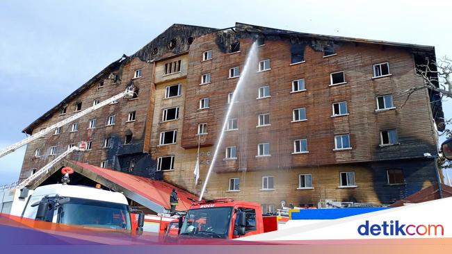Korban Tewas Kebakaran Hotel Resor Ski Turki Bertambah Lagi Jadi 76 Orang