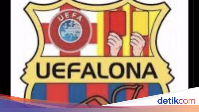 Meme Barca Menangi Laga Dramatis 9 Gol: Ada Ledekan UEFAlona