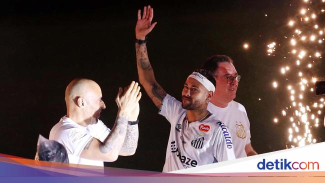 Momen Neymar Kembali ke Santos