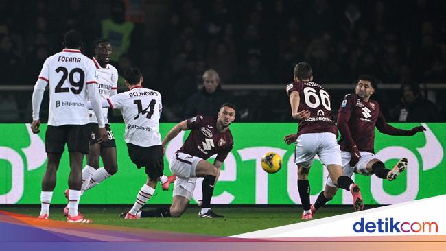 Torino Vs AC Milan: Pulisic Gagal Penalti, Rossoneri Kalah 1-2