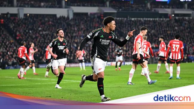 The Gunners Unggul 3-1 di Babak Pertama