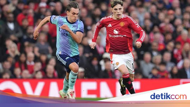 Sengit, Manchester United Vs Arsenal Berakhir 1-1