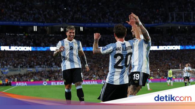 Argentina Vs Brasil: Tim Tango Gasak Tim Samba 4-1
