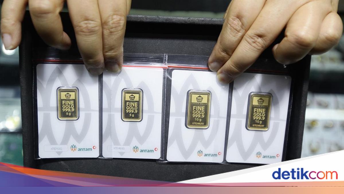 Habis Anjlok, Harga Emas Antam Tiba-tiba Lompat Rp 45.000