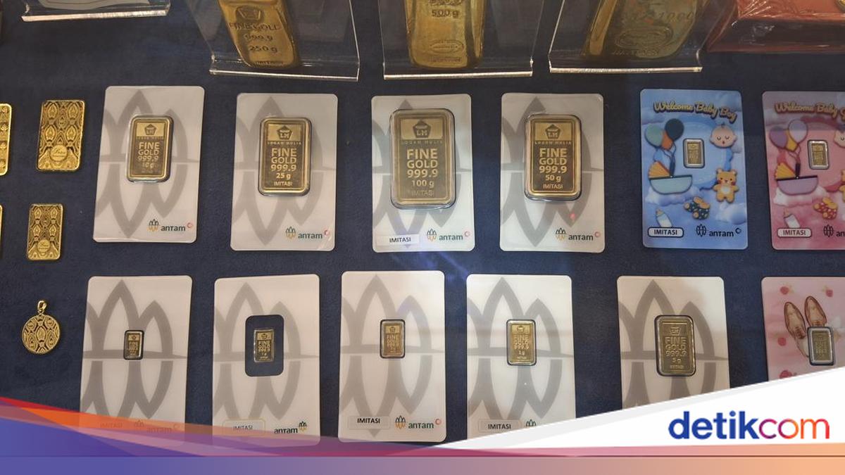 Emas Antam Turun Rp15.000 ke Rp2.645.000 — Buyback Jatuh Lebih Dalam