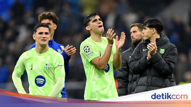 Banjir Air Mata Pemain Barcelona di Kandang Inter Milan