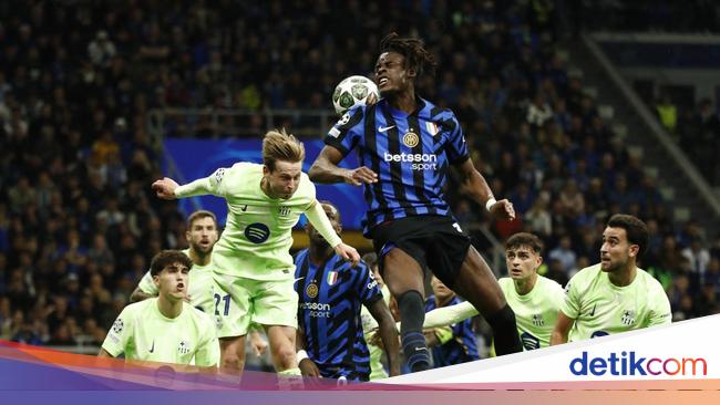 Inter Vs Barcelona 3-3 di Waktu Normal, Laga Berlanjut ke Extra Time