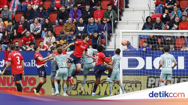 Osasuna Vs Atletico: Los Colchoneros Tumbang 0-2