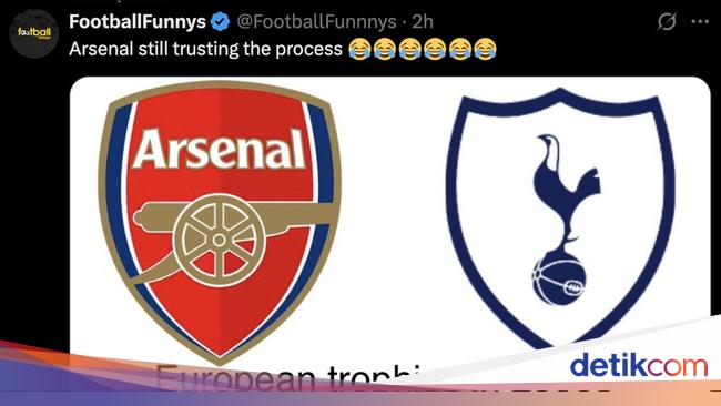 Meme Tottenham Juara Liga Europa, Arsenal Jadi 'Badut' Eropa
