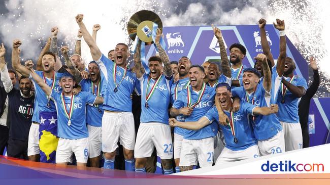 7 Data-Fakta Napoli Juara Liga Italia 2024/2025