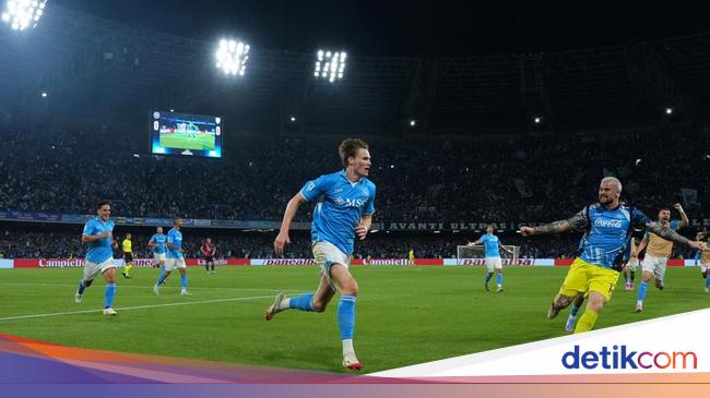 Empat Rekor Kala Napoli Raih Scudetto 2024/2025