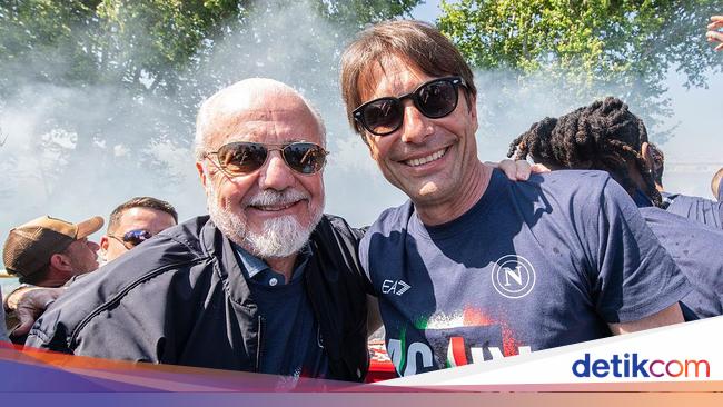 Agar Conte Mau Bertahan, Presiden Napoli Tebar Janji