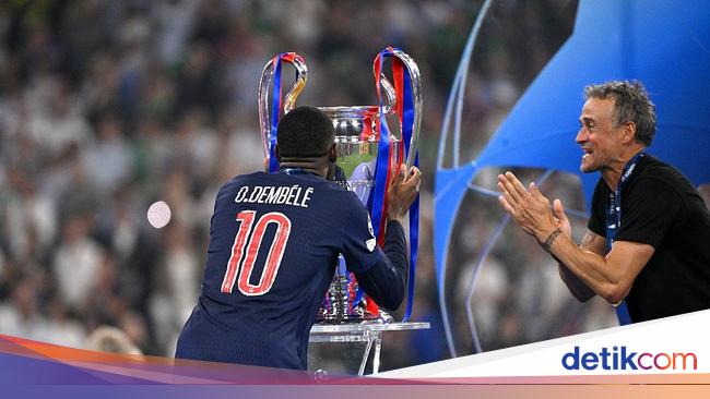 Dembele Pimpin Skuad Muda PSG Juara Liga Champions