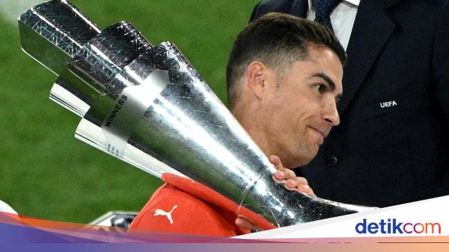 Ronaldo di Final UEFA Nations League: Cetak Gol, Cedera, Angkat Piala